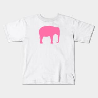 Pink Elephant Kids T-Shirt